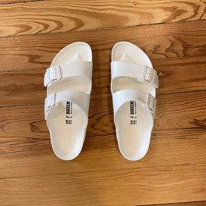 White plastic Birkenstock